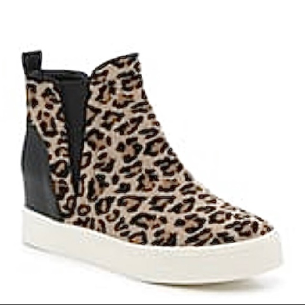 STEVE MADDEN DITTA WEDGE HIGH-TOP SNEAKER